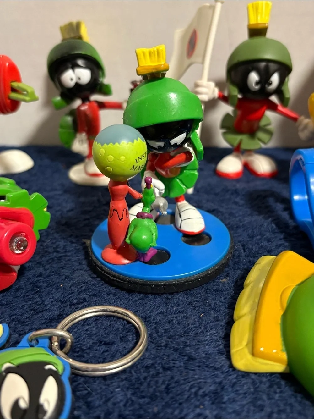 Vtg 18 Pieces Marvin the Martian “Looney Tunes” Collectibles Figurines Space Jam
